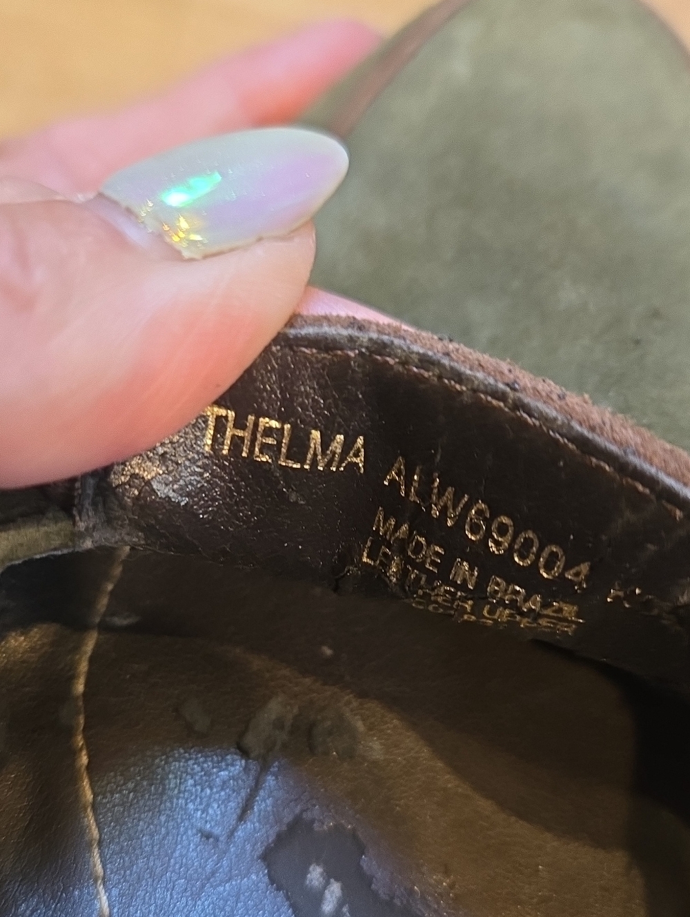 Lauren Ralph Lauren Olive Green Suede Mule Kitten Heels - Picture 11 of 12